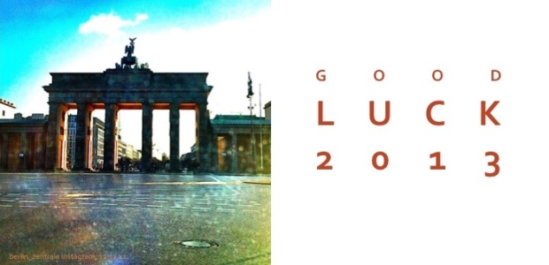 Good Luck 2013: So richtig gedruckte Karten von Kathrin Koehler