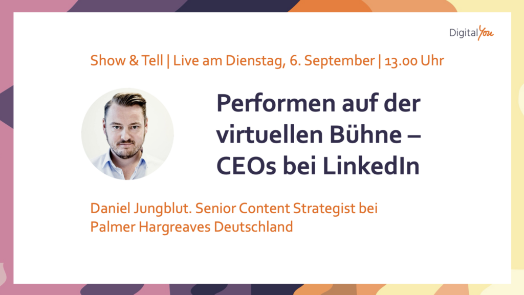 New Networking, CEO Positionierung, Talk mit Daniel Jungblut