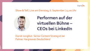 New Networking, CEO Positionierung, Talk mit Daniel Jungblut
